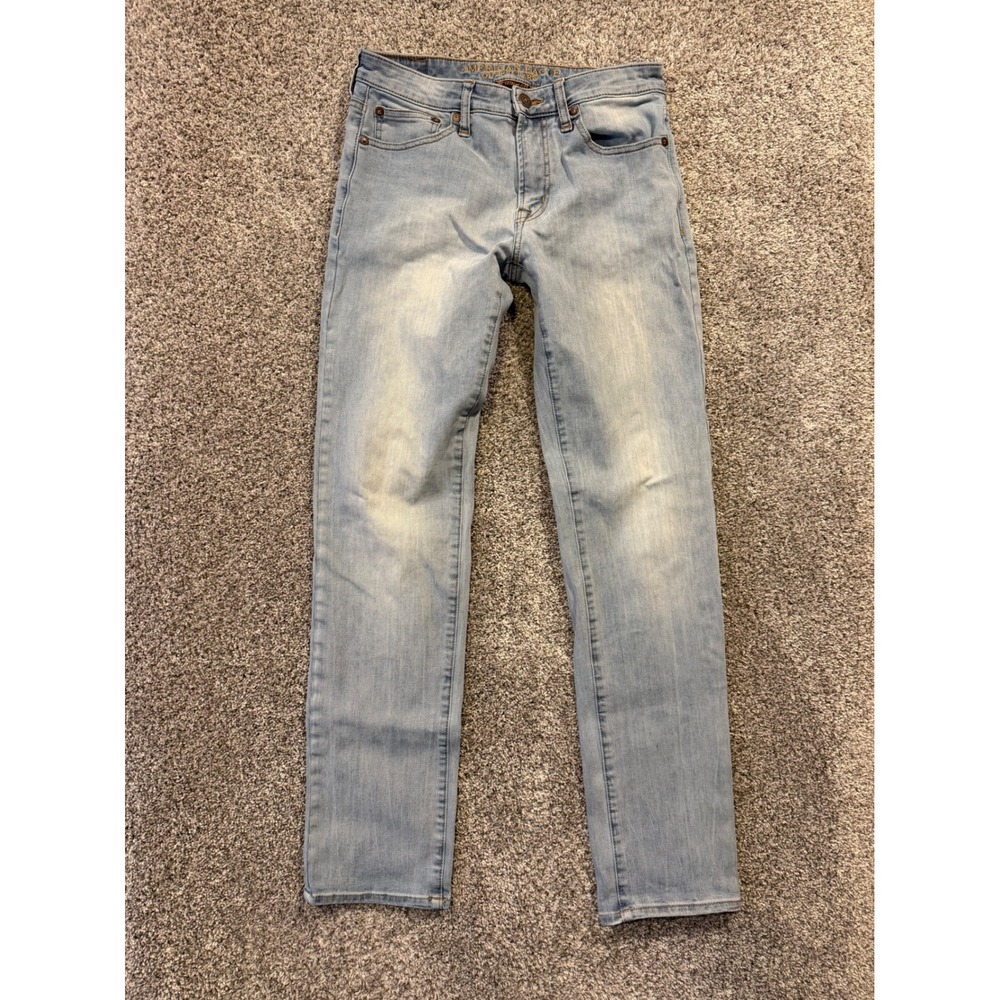 American Eagle Outfitters Jeans Mens 30X34 Slim Straight Light 360 Extreme Flex